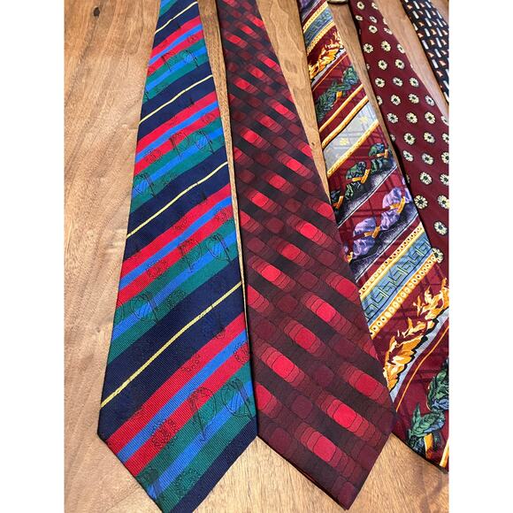 Men's Tie Lot (9)‎ Nautica, Robert Talbots, Carlos D, Gitman Bros, Silk, Multi - Picture 2 of 13